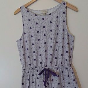Swirly flower sundress